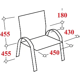 Конференц-кресло Easy Chair Samba бежевый (искусственная кожа, металл хромированный)