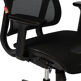 Кресло для руководителя Easy Chair 601 MC чёрное (сетка, пластик)