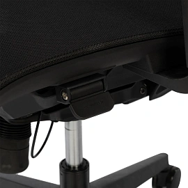 Кресло для руководителя Easy Chair 601 MC серое/чёрное (сетка, пластик)