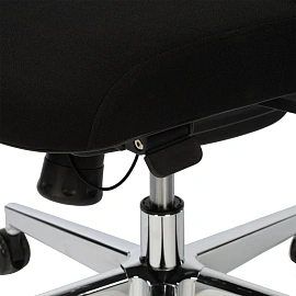 Кресло для руководителя Easy Chair 500 MC серое/чёрное (сетка/ткань, металл)