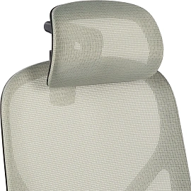 Кресло для руководителя Easy Chair 500 MC серое/чёрное (сетка/ткань, металл)