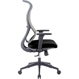 Кресло BN_Zm_EChair-603 MC сетка/ткань, серый/черный