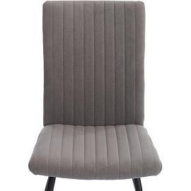 Стул обеденный Комус Мебель Fresno серый (ткань, металл)