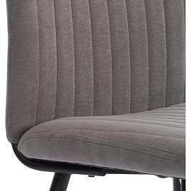 Стул обеденный Комус Мебель Fresno серый (ткань, металл)