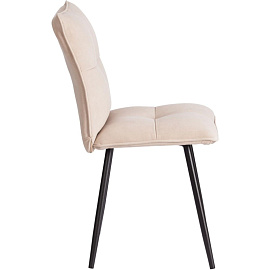 Стул обеденный Комус Мебель Flip бежевый (ткань, металл)