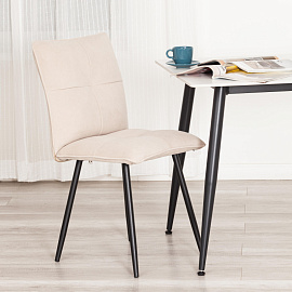 Стул обеденный Комус Мебель Flip бежевый (ткань, металл)