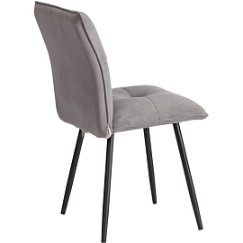 Стул обеденный Комус Мебель Flip серый (ткань, металл)