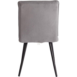 Стул обеденный Комус Мебель Flip серый (ткань, металл)