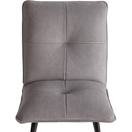 Стул обеденный Комус Мебель Flip серый (ткань, металл)