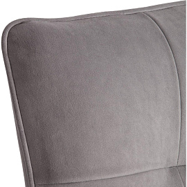 Стул обеденный Комус Мебель Flip серый (ткань, металл)