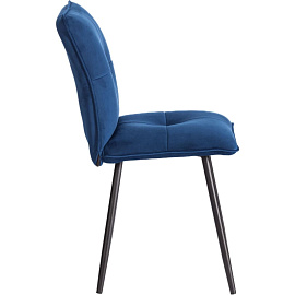 Стул обеденный Комус Мебель Flip синий (ткань, металл)