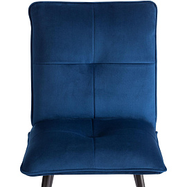 Стул обеденный Комус Мебель Flip синий (ткань, металл)