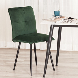 Стул обеденный Комус Мебель Flip изумруд (ткань, металл)