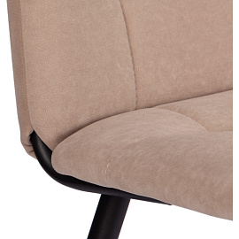 Стул обеденный Комус Мебель Felicita бежевый (ткань, металл)