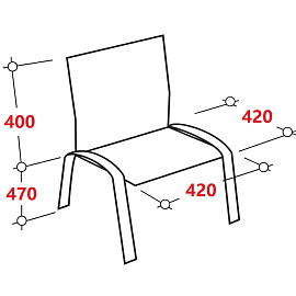 Стул обеденный Комус Мебель Felicita бежевый (ткань, металл)