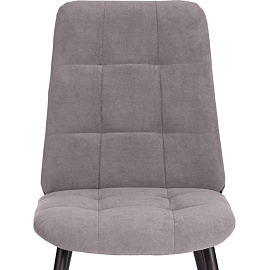 Стул обеденный Комус Мебель Felicita серый (ткань, металл)