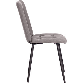 Стул обеденный Комус Мебель Felicita серый (ткань, металл)