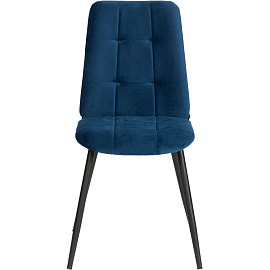 Стул обеденный Комус Мебель Felicita синий (ткань, металл)
