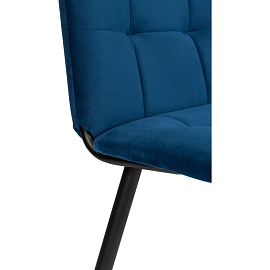 Стул обеденный Комус Мебель Felicita синий (ткань, металл)