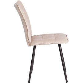 Стул обеденный Комус Мебель Flame бежевый (ткань, металл)