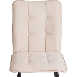 Стул обеденный Комус Мебель Flame бежевый (ткань, металл)