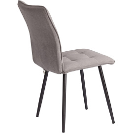 Стул обеденный Комус Мебель Flame серый (ткань, металл)