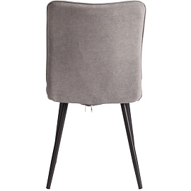 Стул обеденный Комус Мебель Flame серый (ткань, металл)