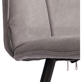 Стул обеденный Комус Мебель Flame серый (ткань, металл)