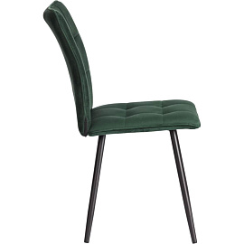 Стул обеденный Комус Мебель Flame изумруд (ткань, металл)