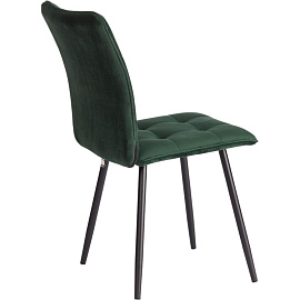 Стул обеденный Комус Мебель Flame изумруд (ткань, металл)