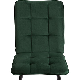 Стул обеденный Комус Мебель Flame изумруд (ткань, металл)