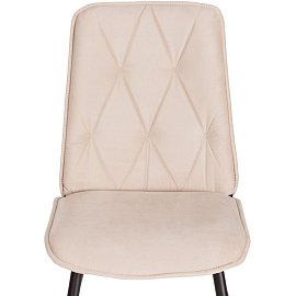 Стул обеденный Комус Мебель Frank бежевый (ткань, металл)