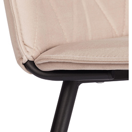 Стул обеденный Комус Мебель Frank бежевый (ткань, металл)