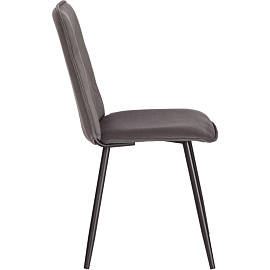 Стул обеденный Комус Мебель Frank серый (ткань, металл)