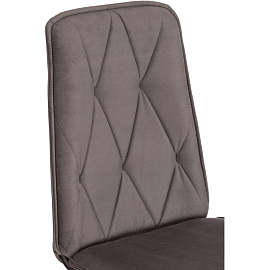 Стул обеденный Комус Мебель Frank серый (ткань, металл)