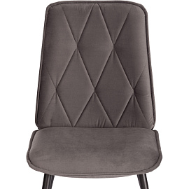 Стул обеденный Комус Мебель Frank серый (ткань, металл)