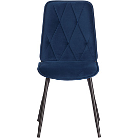 Стул обеденный Комус Мебель Frank синий (ткань, металл)