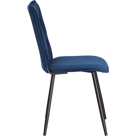Стул обеденный Комус Мебель Frank синий (ткань, металл)
