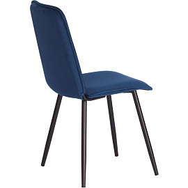 Стул обеденный Комус Мебель Frank синий (ткань, металл)