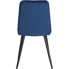 Стул обеденный Комус Мебель Frank синий (ткань, металл)