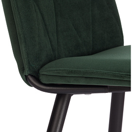 Стул обеденный Комус Мебель Frank изумруд (ткань, металл)