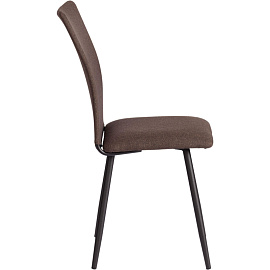 Стул обеденный Комус Мебель Fabbi коричневый (ткань, металл)
