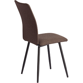 Стул обеденный Комус Мебель Fabbi коричневый (ткань, металл)