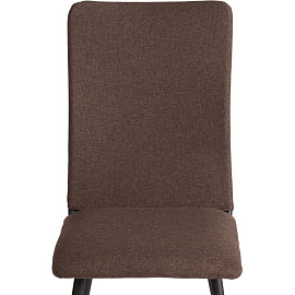 Стул обеденный Комус Мебель Fabbi коричневый (ткань, металл)