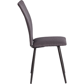 Стул обеденный Комус Мебель Fabbi тёмно-серый (ткань, металл)
