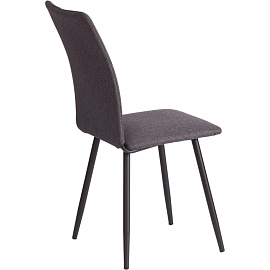 Стул обеденный Комус Мебель Fabbi тёмно-серый (ткань, металл)