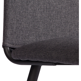 Стул обеденный Комус Мебель Fabbi тёмно-серый (ткань, металл)