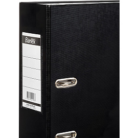 Папка-регистратор Bantex (Attache Selection) Economy Plus 80 мм чёрная бумвинил/бумага с защитным уголком
