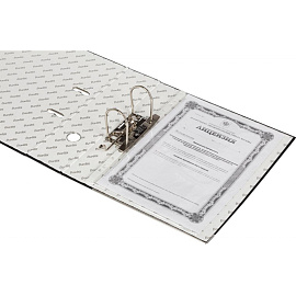 Папка-регистратор Bantex (Attache Selection) Economy Plus 80 мм чёрная бумвинил/бумага с защитным уголком