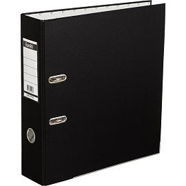 Папка-регистратор Bantex (Attache Selection) Economy Plus 80 мм чёрная бумвинил/бумага с защитным уголком